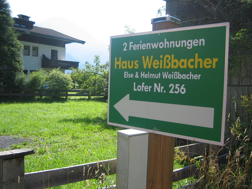 Appartement Weissbacher Лофер Экстерьер фото